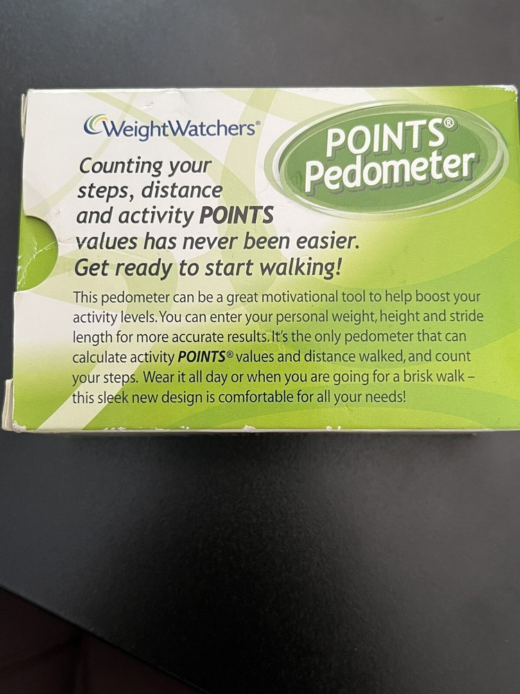 Weight Watchers Points Pedometer Tracks Activity Values