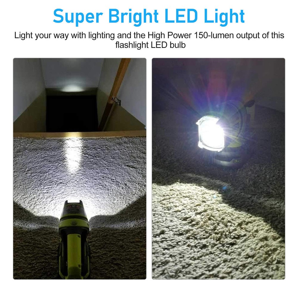 White LED Light Bulb for MAGLITE 2-Cell 3V Maglight 2.7-3.3V Replace old Krypton