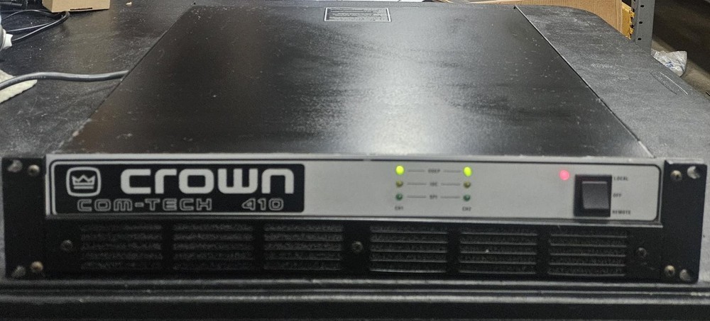 Crown Com-Tech 410 CT-410 Stereo Audio Amplifier