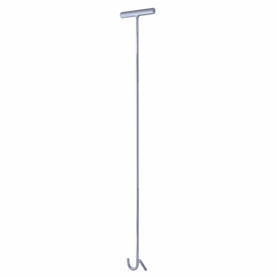 Chrome 36" Long Fifth Wheel Pin Puller, S-Hook (Each)