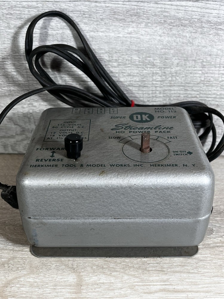 Herkimer Tool Model Works 112 HO Train Power Pack Vintage