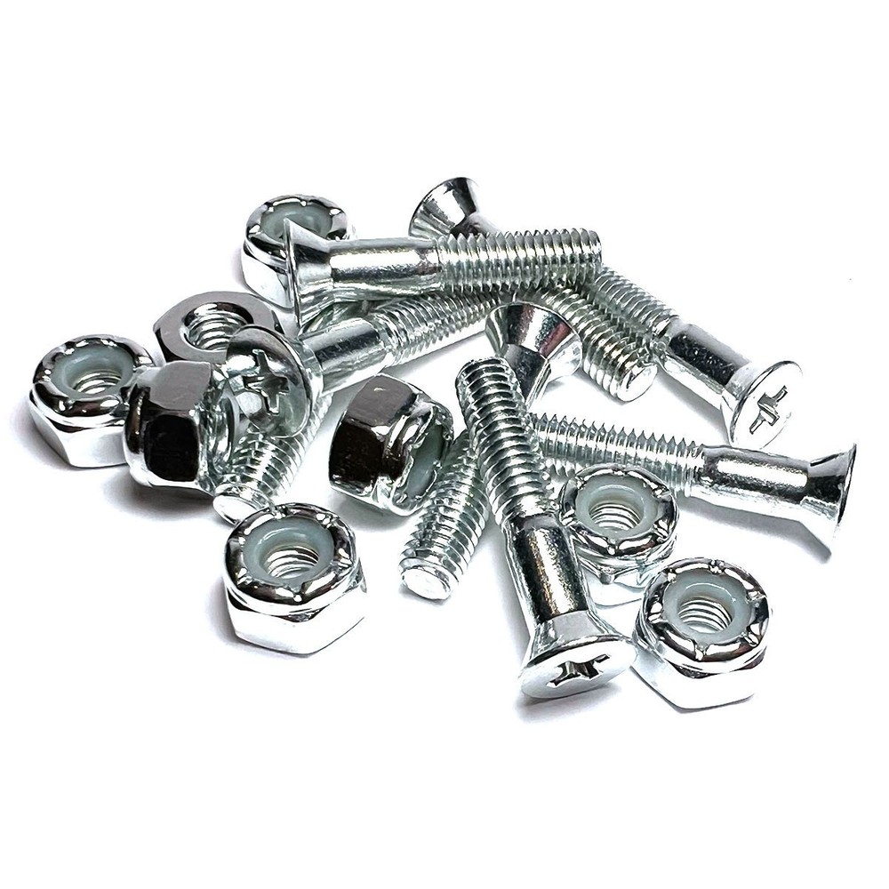 Standard Phillips Head Skateboard Hardware Set - 1"