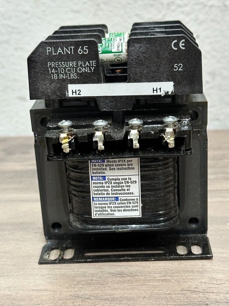 SQUARE D 9070TF100D3 - TRANSFORMER CONTROL 100VA 208V-120V