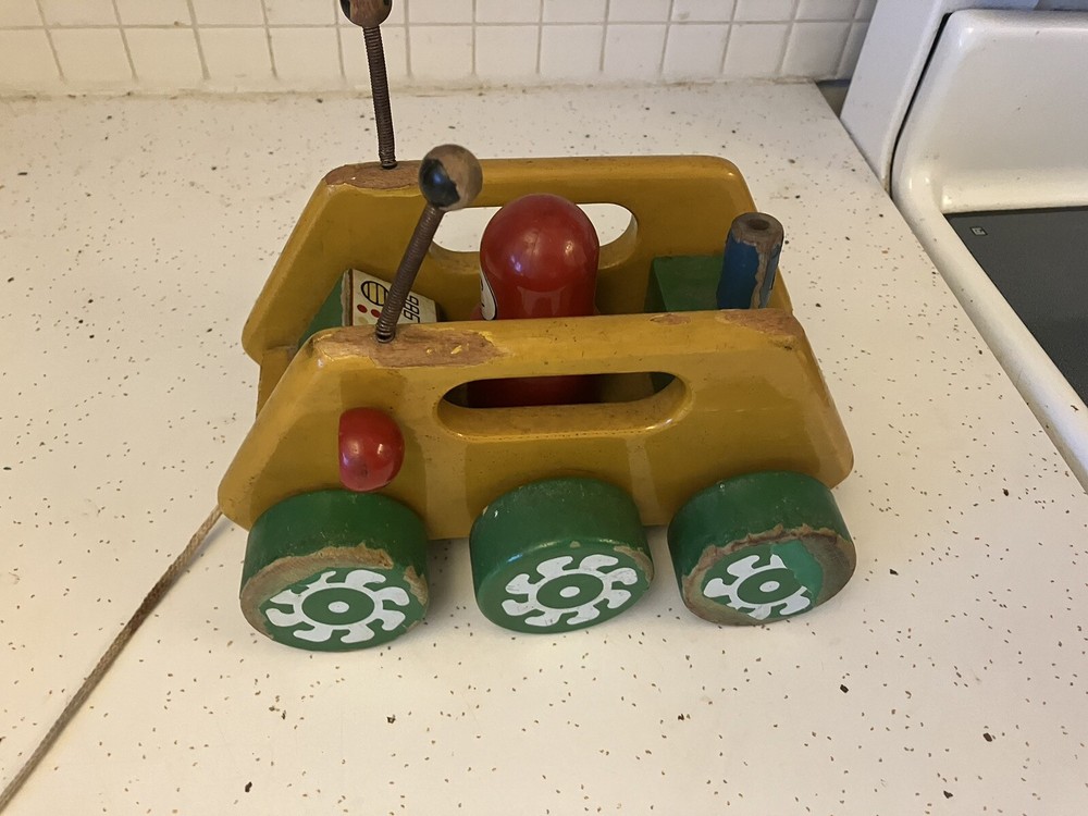 Vintage Wooden Pull Toy