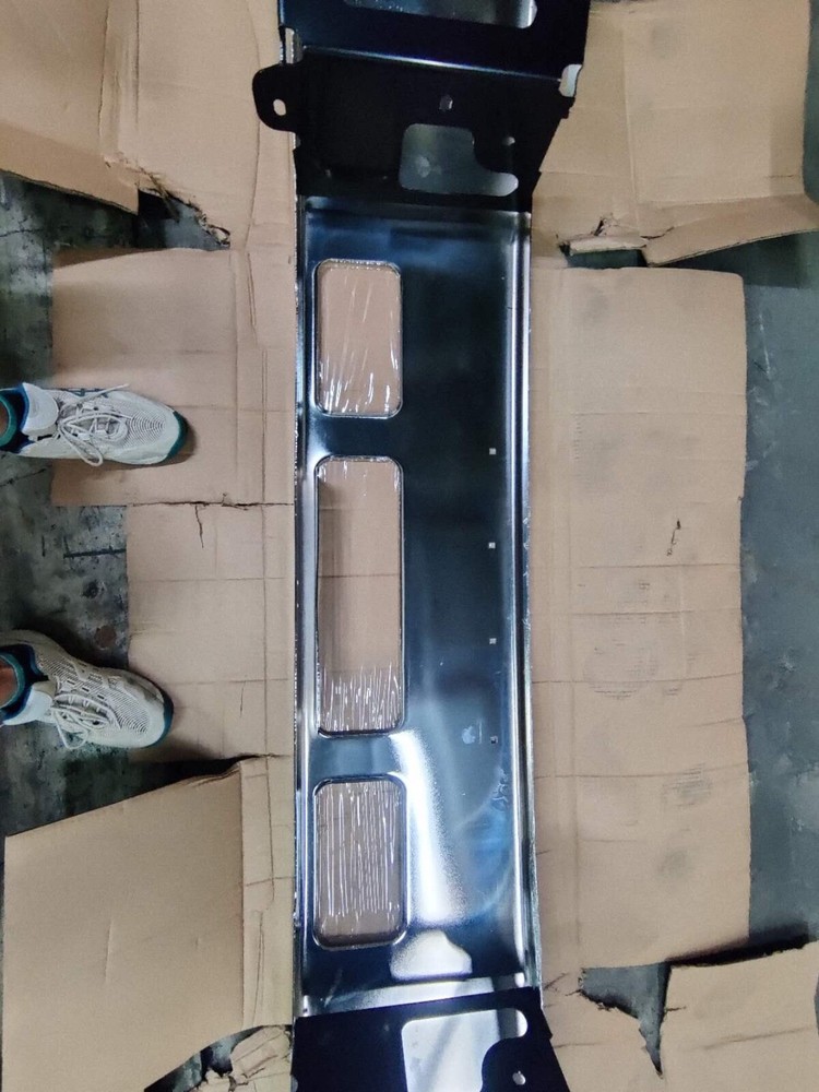 For Peterbilt 387 16" Chrome Bumper W/brackets