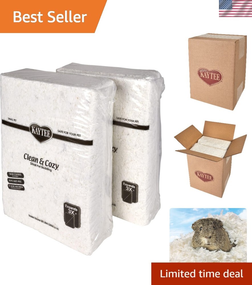 Premium White Paper Bedding for Small Pets - Odor-Control Guarantee
