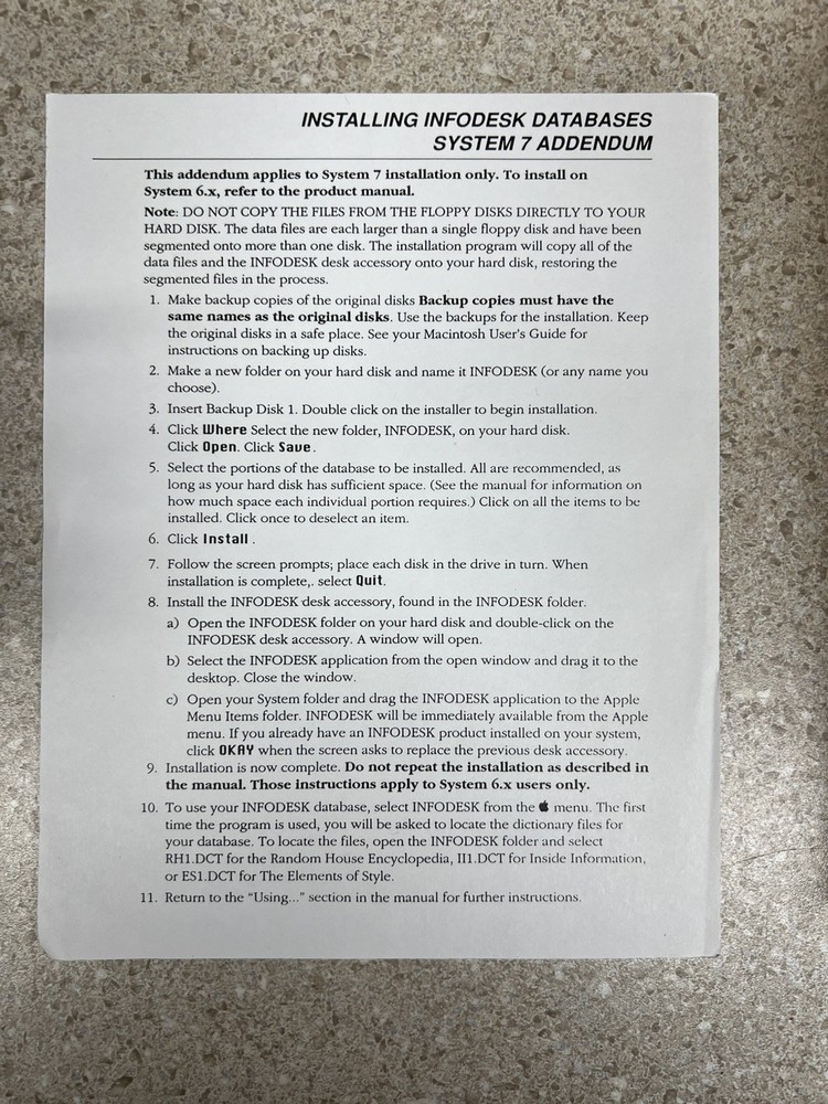 Random House Encyclopedia Mac Software