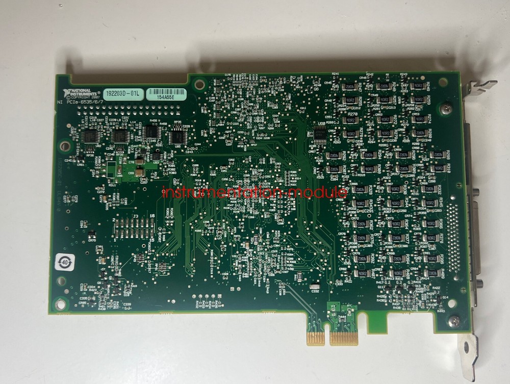 National Instruments NI PCIe-6535 Digital Data And Control Card Test passed