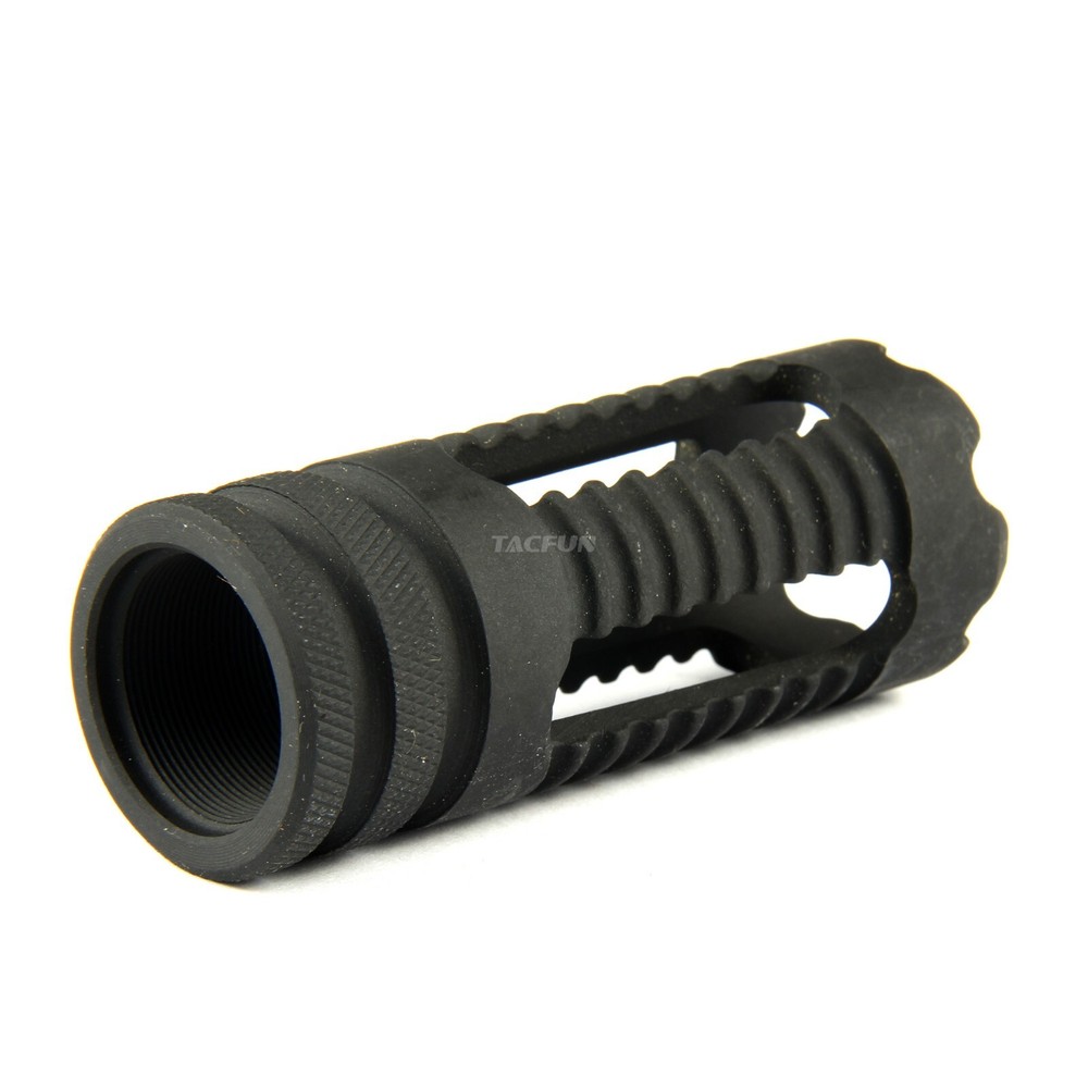 Carbon Steel Muzzle Break M22 x 0.75 RH