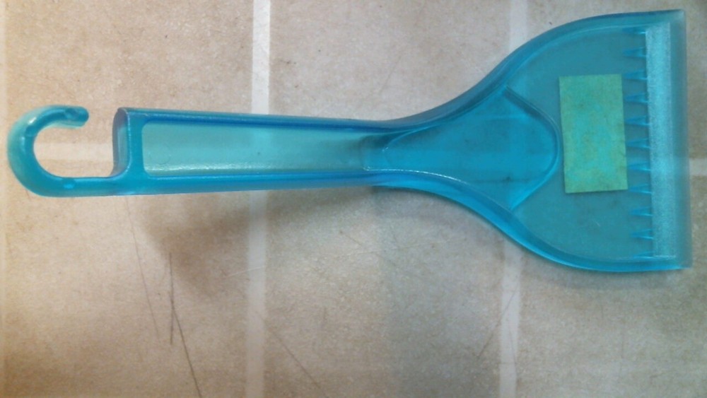 Euro ICE8 8" Ice Scraper, Hard Plastic, Blue, FREE SHIPPING