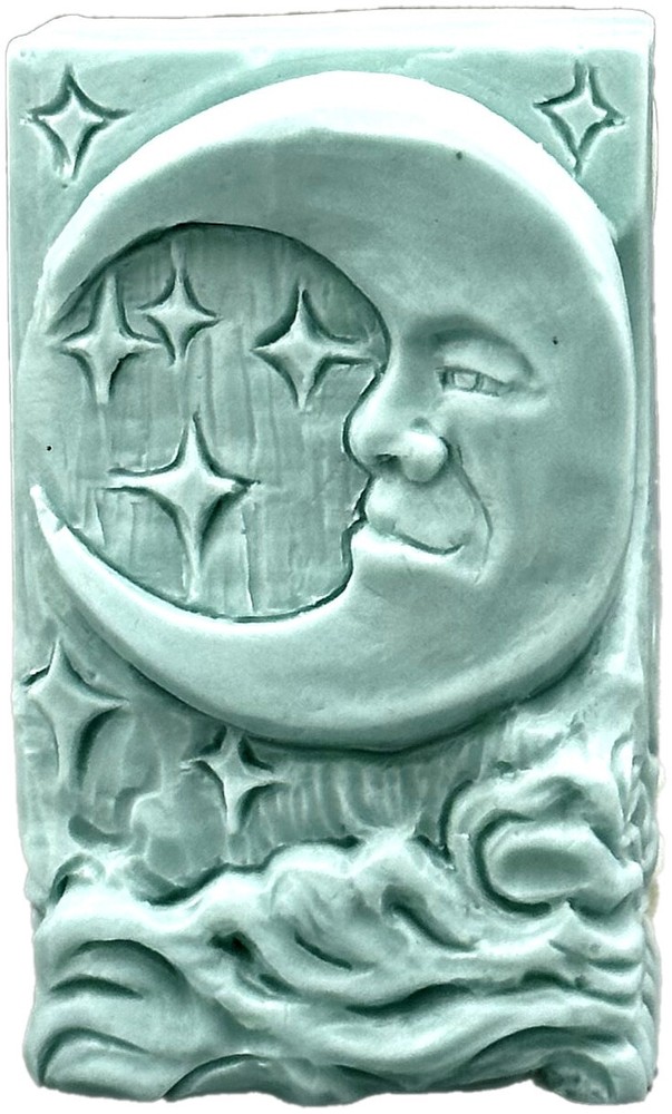 MOON SILICONE MOLD for soap making and other crafts