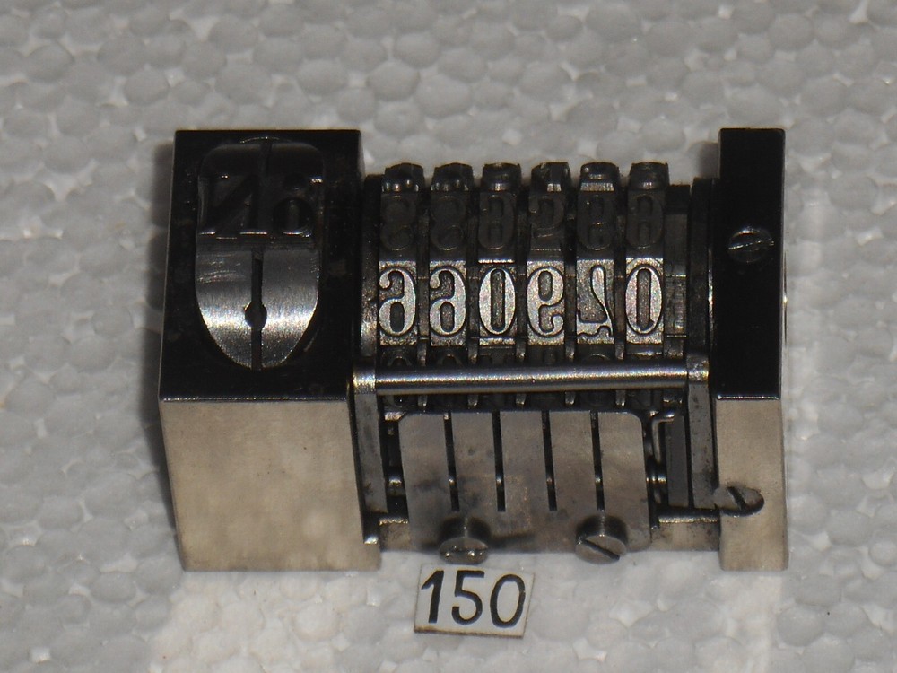 SUPER SPEED | letterpress Reverse numbering machine | 150