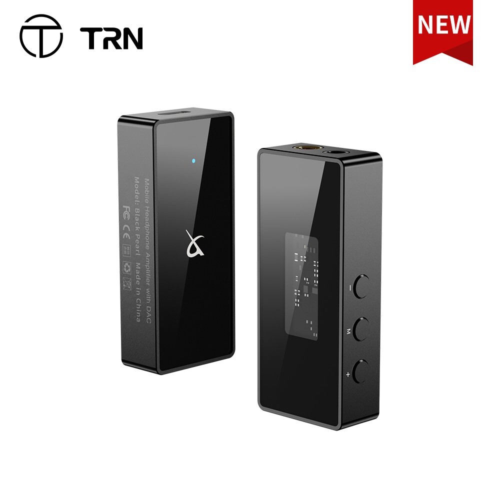 TRN Black Pearl Portable Earphone Power Amplifier HiFi Digital Audio Decoder