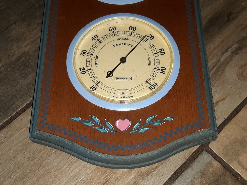 SPRINGFIELD DECORATIVE WALL BAROMETER THERMOMETER HUMIDITY