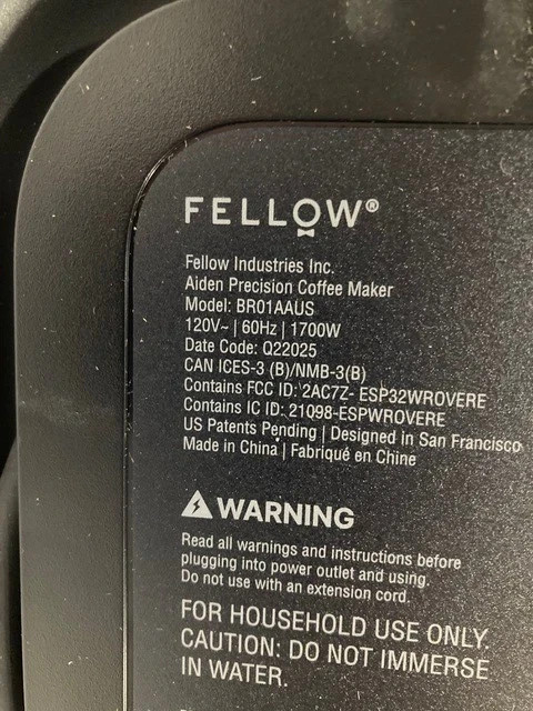 Fellow Aiden Precision Coffee Maker Programmable Brewer with Temperature Control