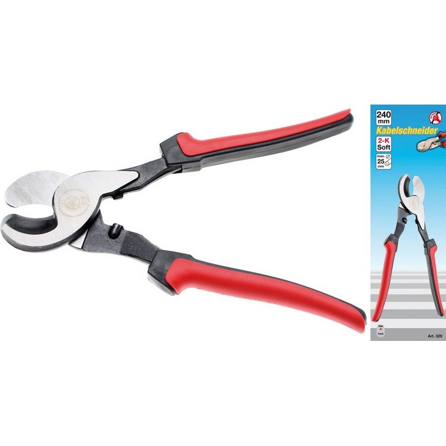 cable cutter max 25mml.240mm - code bgs329 FBGS329 KRAFTMANN workshop
