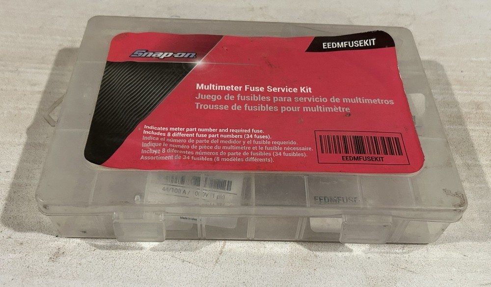SNAP-ON TOOLS EEDMFUSEKIT Multimeter Fuse Service Kit ( Incomplete)