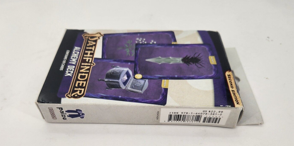 Pathfinder Alchemy Deck 2e TTRPG Alchemist Item Tabletop Reference Gaming Cards