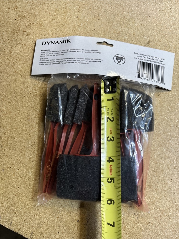 Dynamik Foam Paintbrush Set 10 Pc (b10)