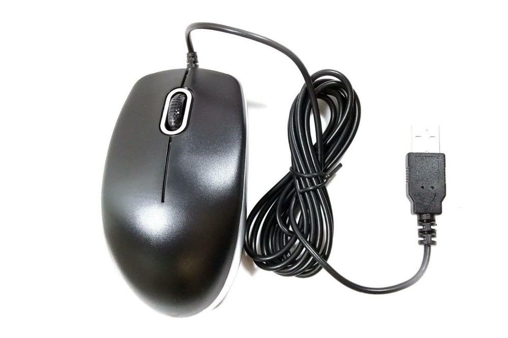 iMicro MO-9211U Ergonomic Design Cable USB Optical Mouse - Black