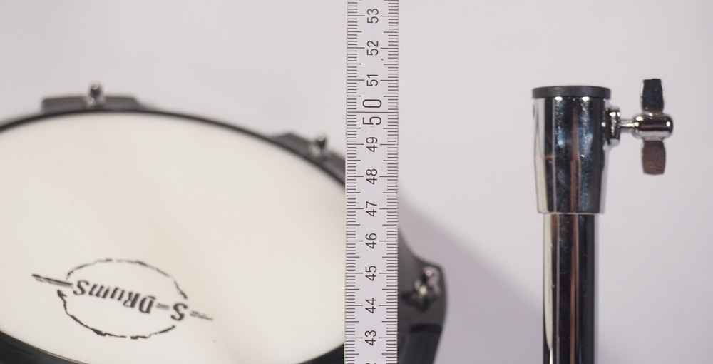 S-Drums Drum Percussion Practice Pad With Stand Practice Pad