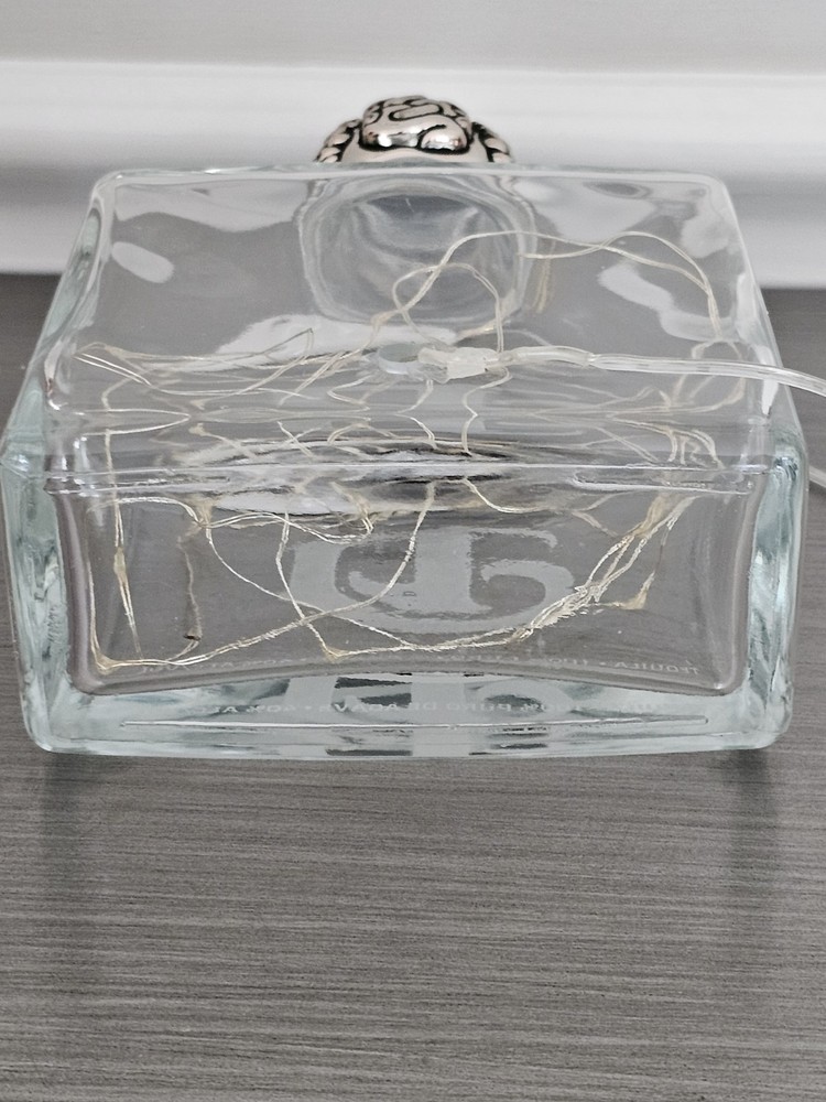Deleon Platinum Tequila Bottle Repurposed, Lighted Bar Decor