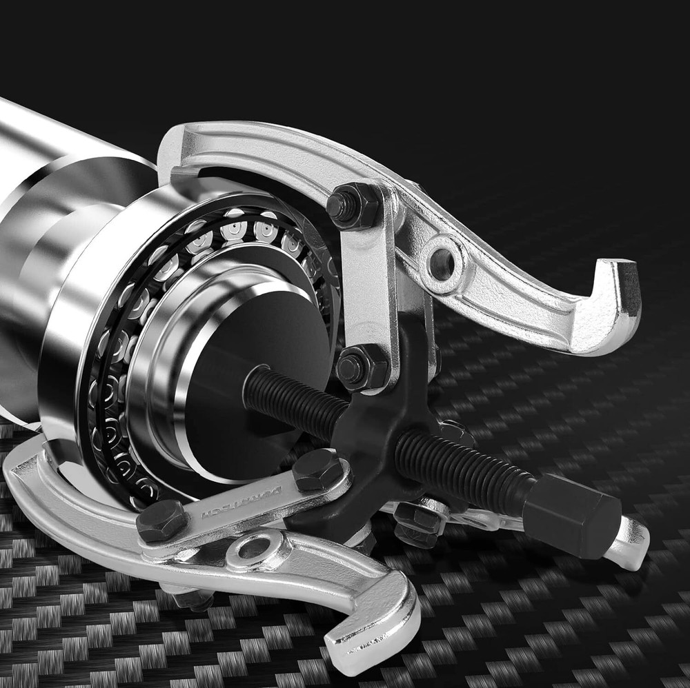 DURATECH 4-Piece 3-Jaw Gear Puller, 3", 4", 6", 8", Removal 8‘’