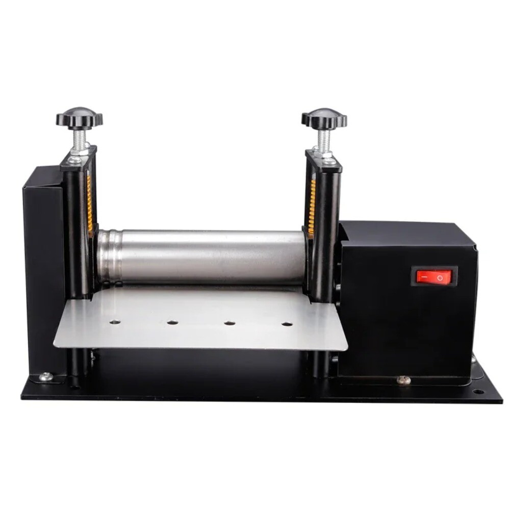 Leather Drawing Machine Hand Rub Rubber Cylinder Machine Leather Press Machine