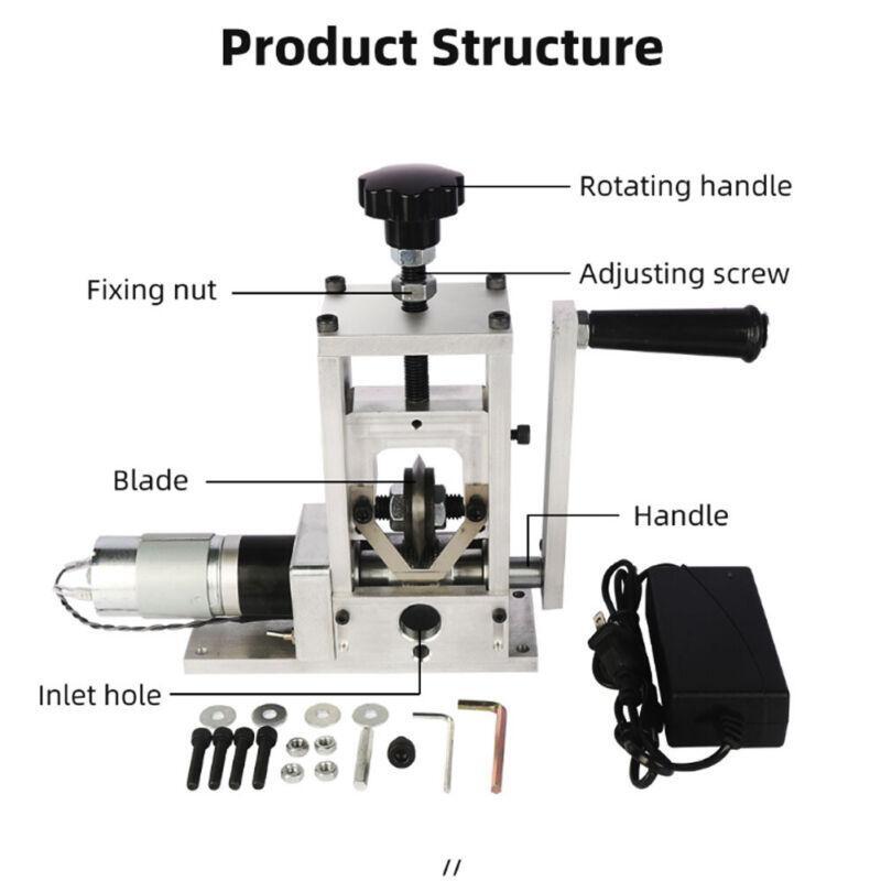 Electric Semi-auto Wire Stripping Machine Manual Cable Stripper Copper