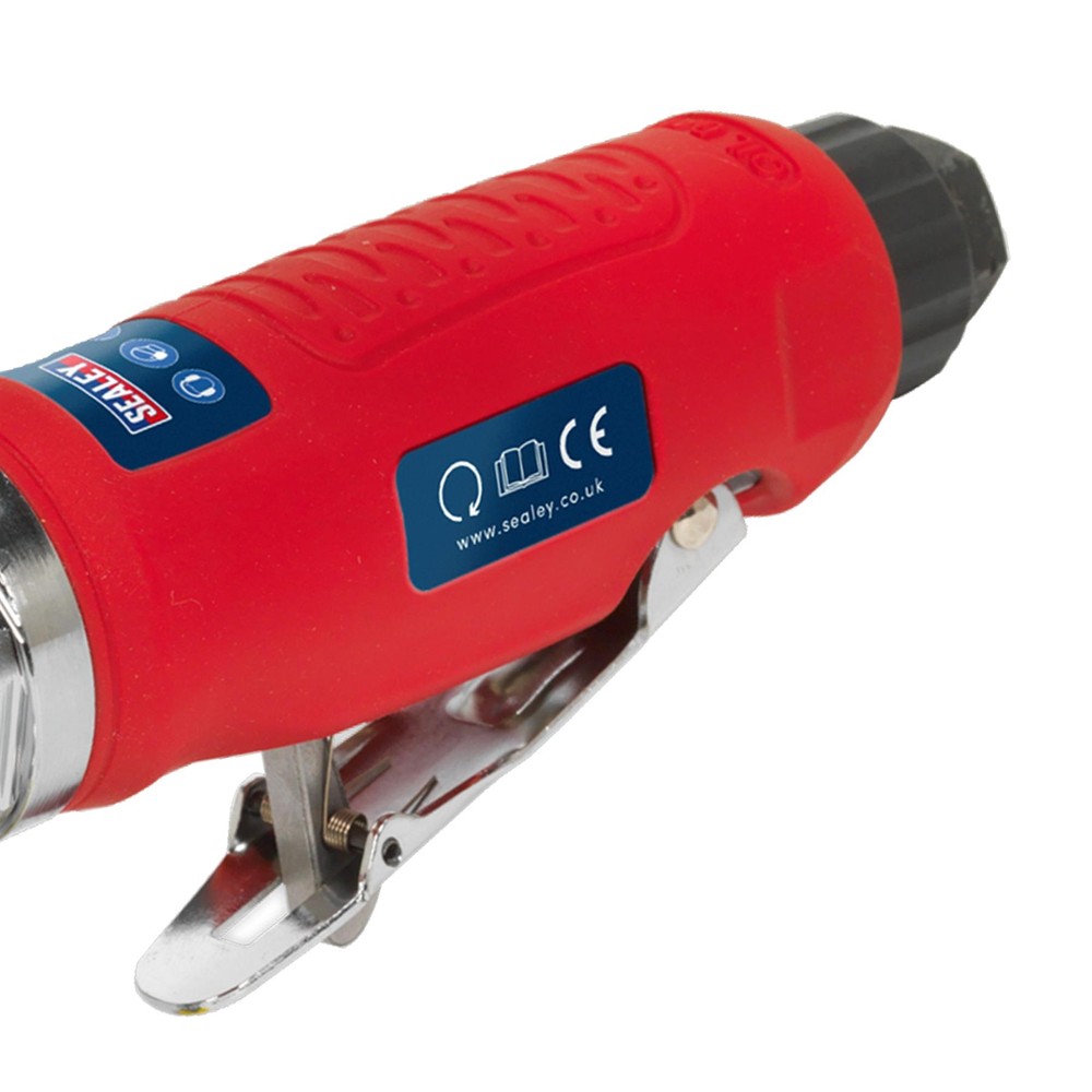 Sealey Air Orbital Sander 50mm Mini Disc Compressor Sanding Tool 1/4" BSP