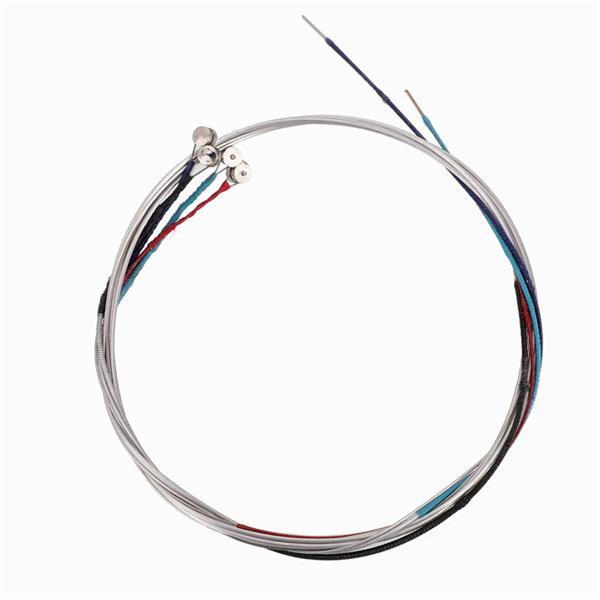 Glarry 3/4 4/4 Nickel Silver Wound Violin Strings Set Silver New --