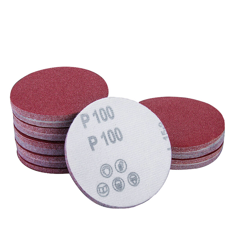 100PCS 3inch Sandpaper 80-3000 Grit Sanding Discs Paper Hook Loop Aluminum Oxide