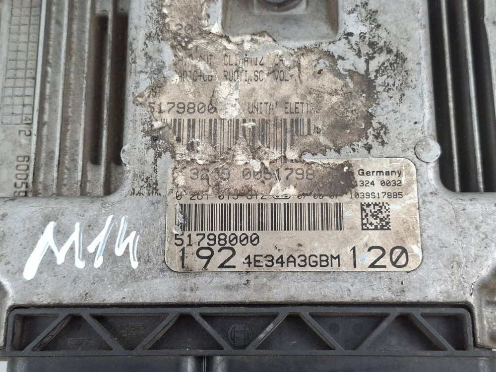 Fiat Stilo 2002 Engine Control Module 51798000 kW BVV1976
