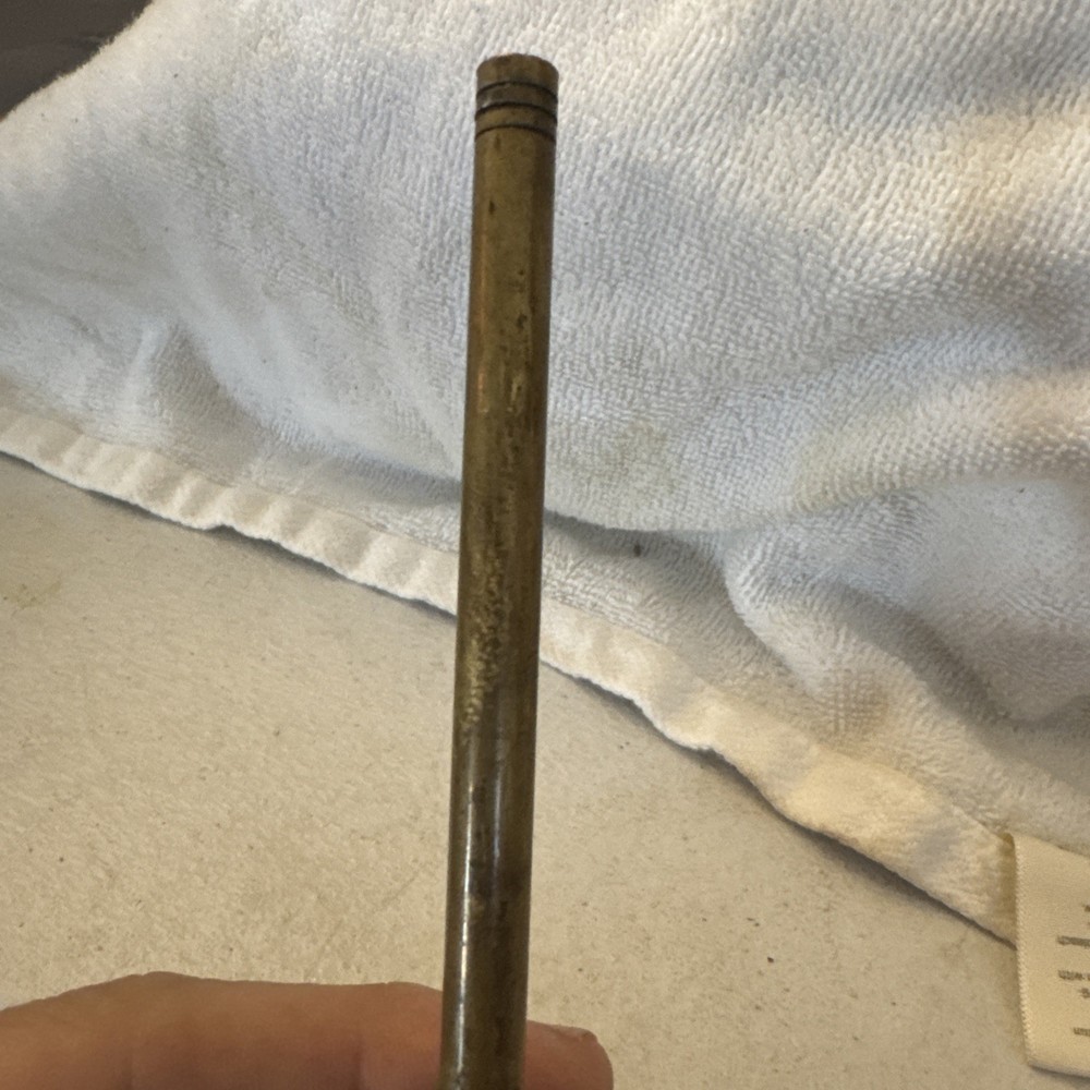 Vintage Muzzleloader Ball Starter Brass & Wood