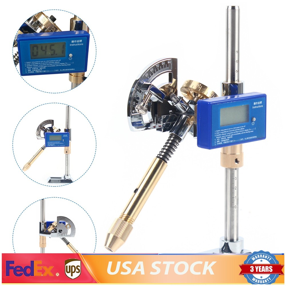 Digital Display Angle Manipulator Gem Faceting Machine Angle Polishing Handle