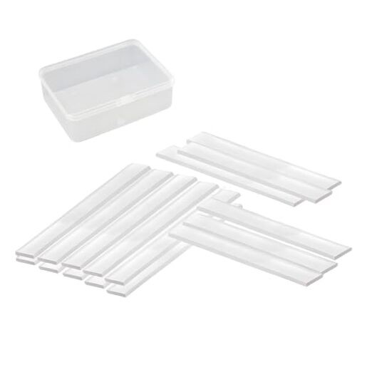 Clear Setting Blocks - Plastic Setting Blocks for Glass and 0.040" X1/4" X 2"