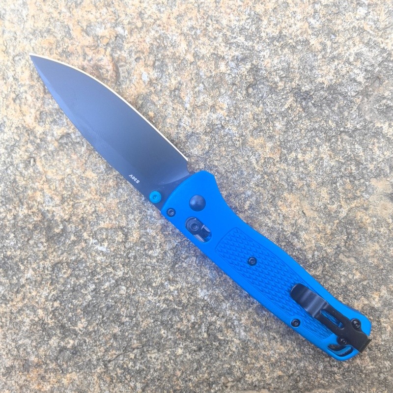 7.5” Blue 535 S30V Blade Aluminum Handle Tactical Pocket Folding Tool Knife Edc