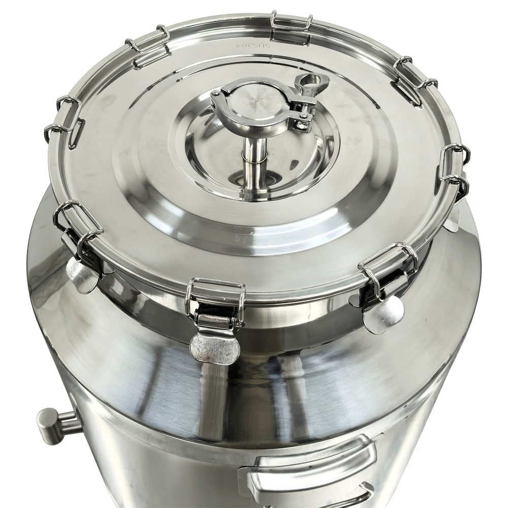 64L Stainless Steel Fermenter/Storage Tank for Wine Brewing, Storage, Transport