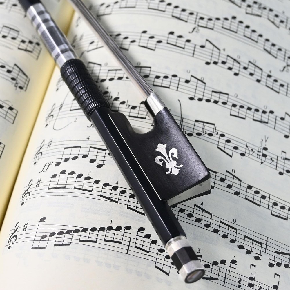 Unique 4/4 Violin Bow - Advanced Carbon Fiber, Mixed Hair, Smooth Performance