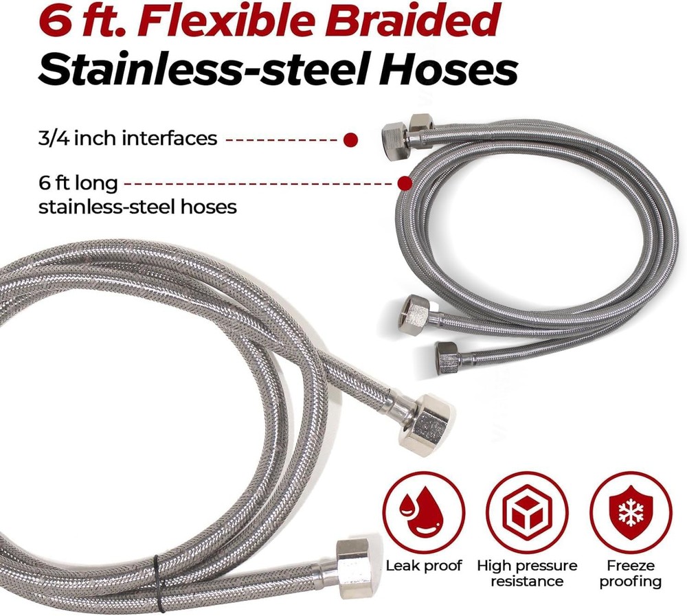 Tankless Water Heater Flushing Descaling Kit 3.7 Gal Foldable Bucket Pump Hose