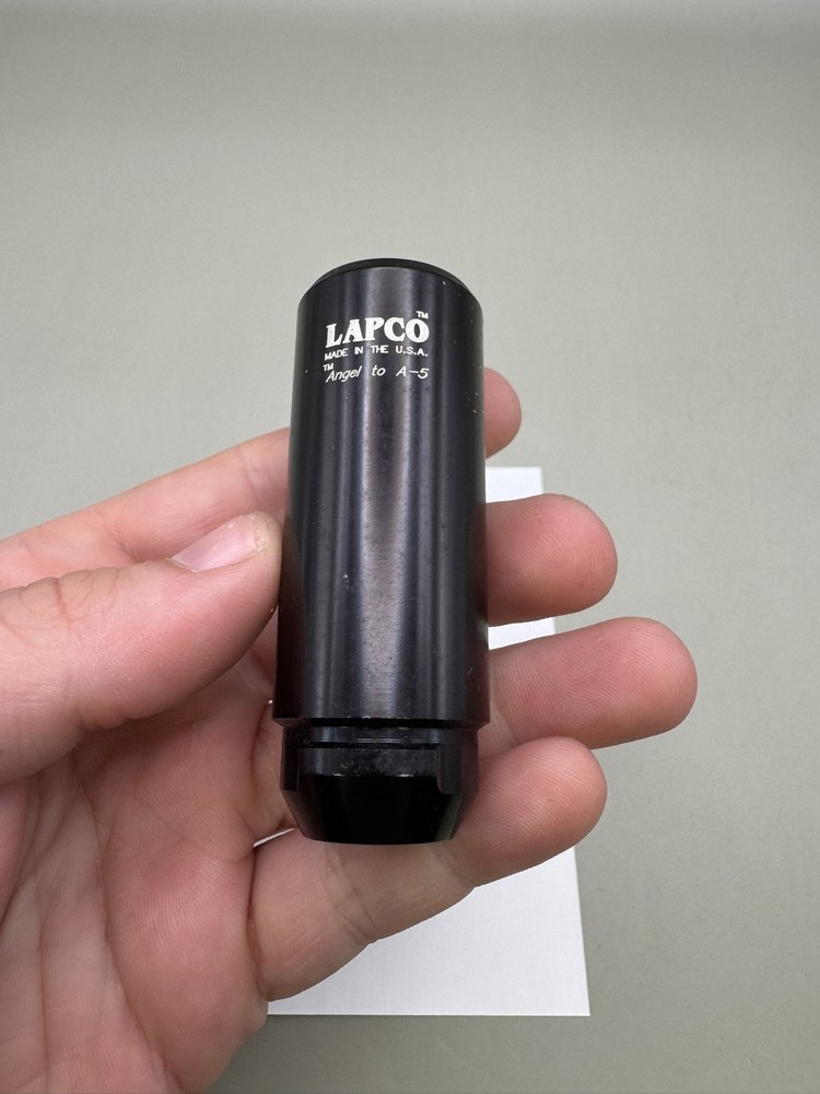 Lapco Barrel Adapter Angel to A5 Black