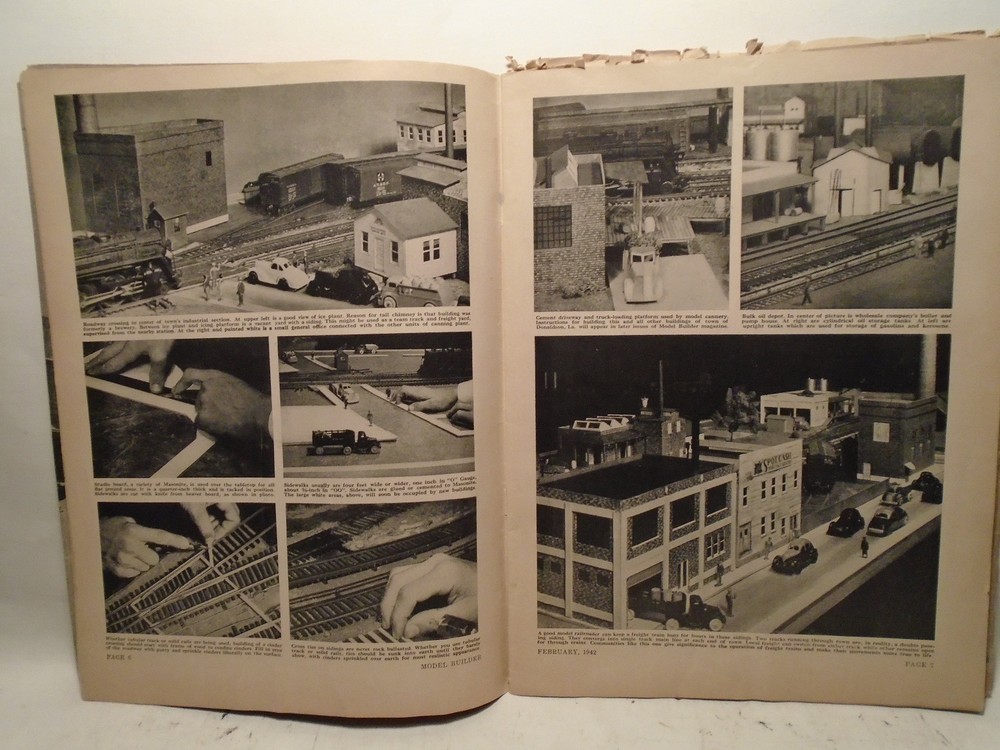 2 1942 LIONEL MODEL BUILDER MAGAZINES FEBRUARY & OCTOBER