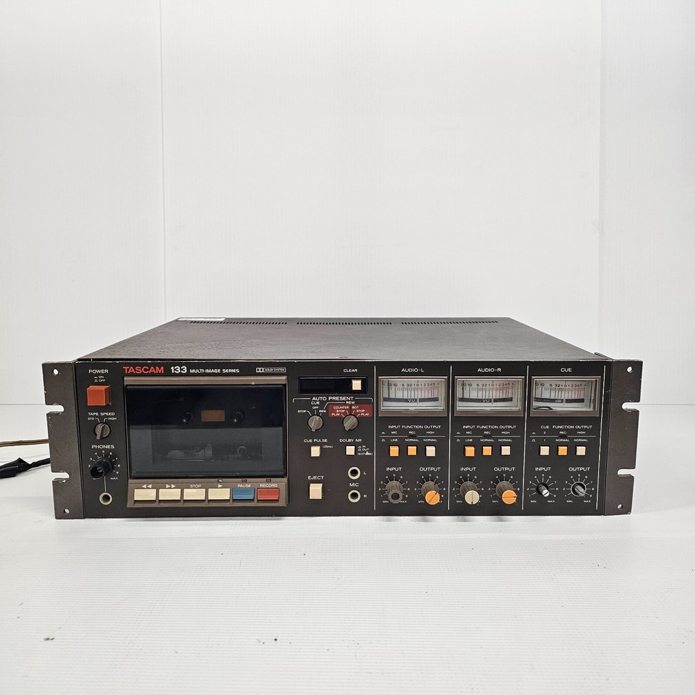 Tascam 133-B Multi-Image Cassette Deck Recorder Meter (as-is partial tested)