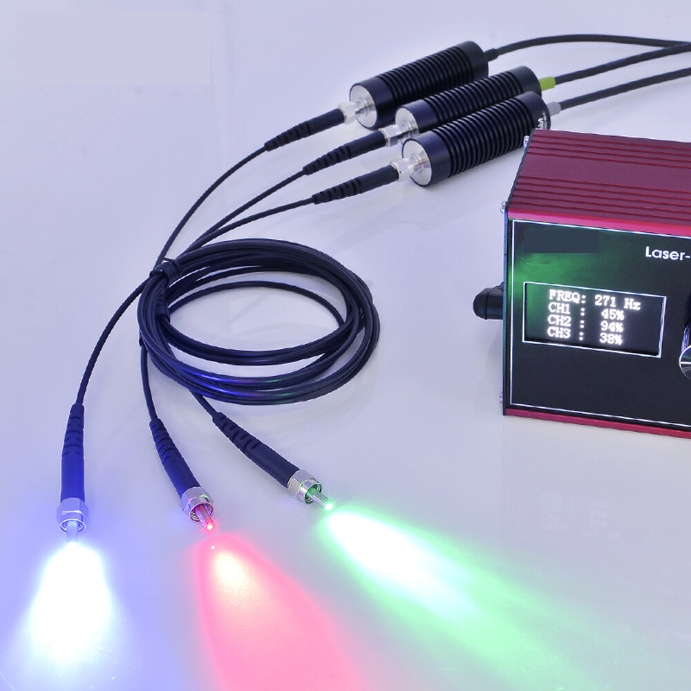 Fiber Laser Module Coupled Laser SMA Interface 5-30mW Experimental Accessories