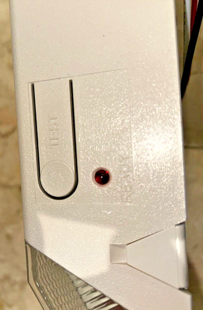 Two Emergency Exit Lights - White