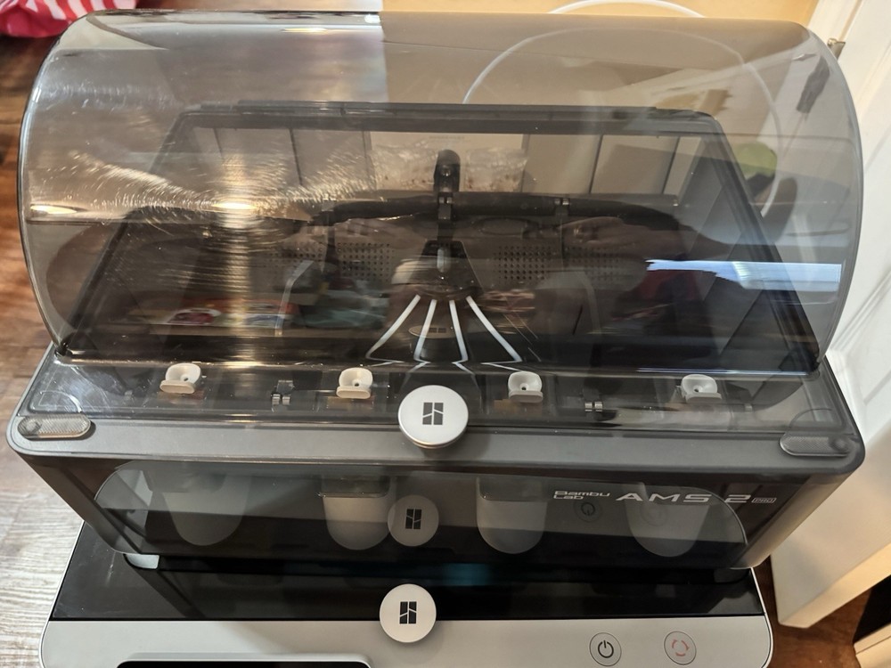 Bambu Lab AMS 2 Pro Automatic Material System 3D Printer Filament Feeder Tested