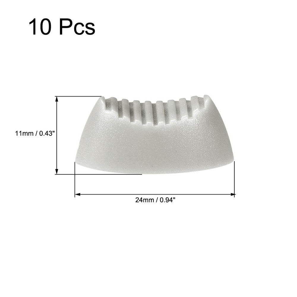 Console Mixer Slider Fader Knobs Replacement for Potentiometer Grey10pcs