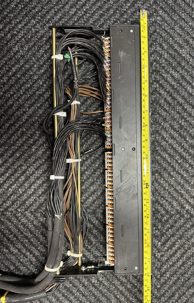 Studio Patchbay TT Bantam Mogami Wired Snake & Redco Loom Rack Panel 48ch Pro