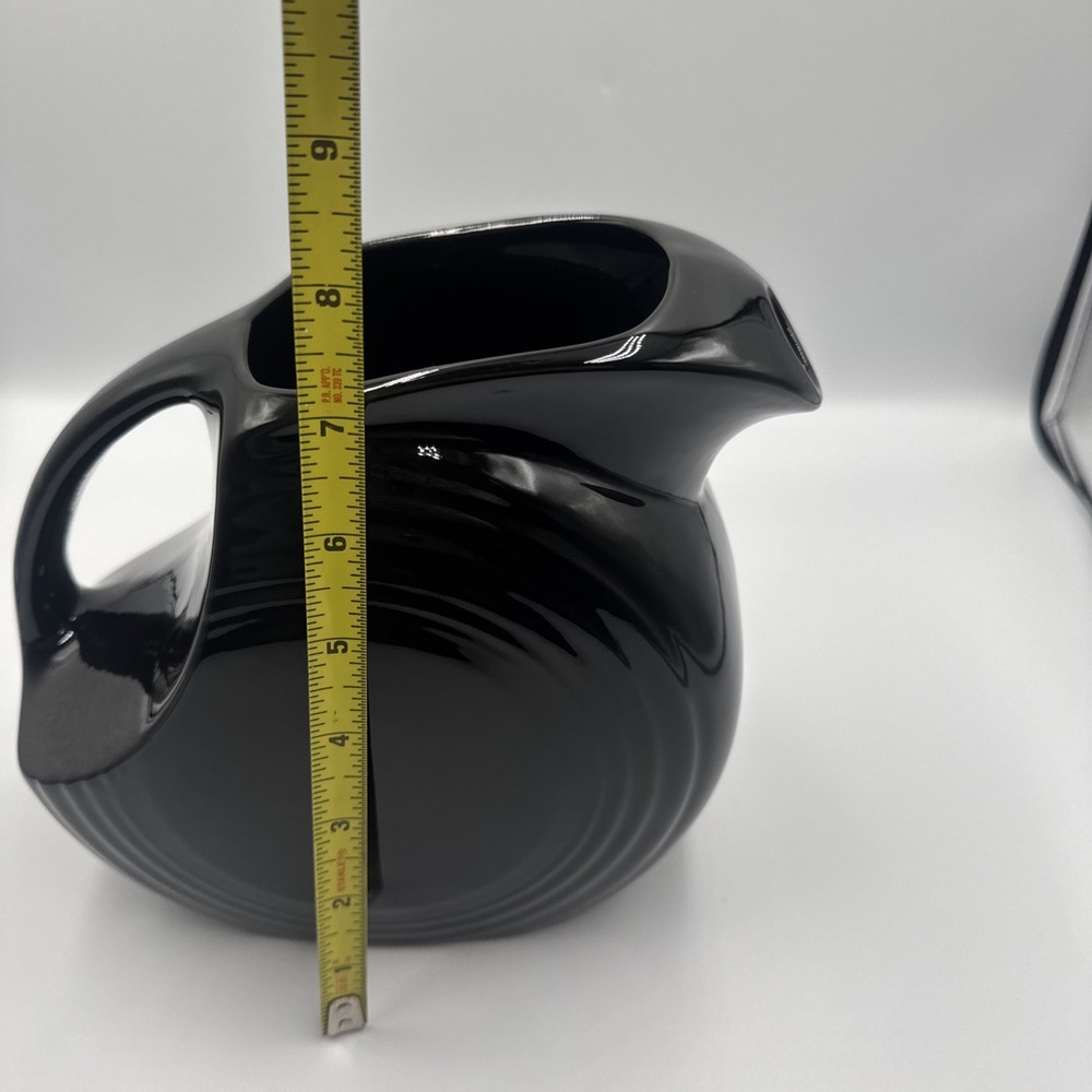 Fiesta ware Large Disk Pitcher Black