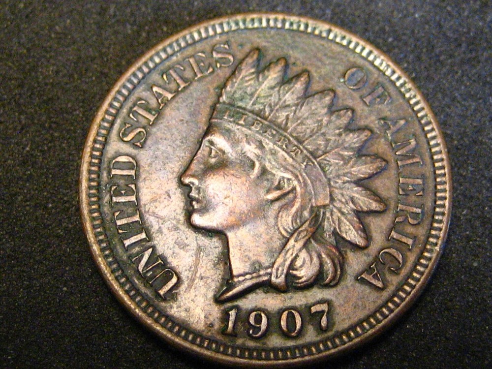 1907 Indian Head Cent Brown Uncirculated